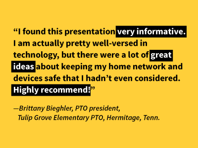 Family Tech Talk testimonial