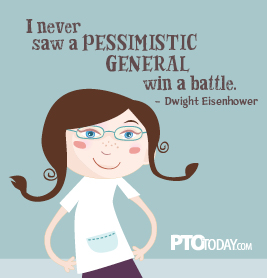 I never saw a pessimistic general