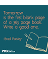 Tomorrow is the first blank page of a 365-page book