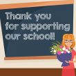 Thank you for supporting our school