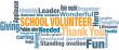 School Volunteer Appreciation Word Cloud