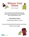 Winter Coat Drive Flyer