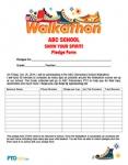 Walkathon Pledge Sheet - PTO Today