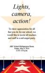 Red Carpet-Theme Invitation for Teacher Appreciation