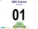 Jogathon Racing Bib