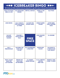 Icebreaker Bingo Sheets