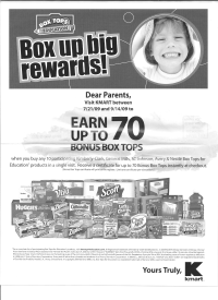 Kmart Box Top Promotion Summer 09