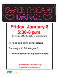 Sweetheart Dance Flyer