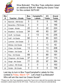 Weekly Tally Flyer