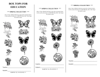 Spring 10 count collection sheet