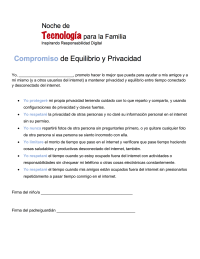 Compromiso de Equilibrio y Privacidad