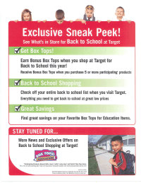 Target Sneak Peek