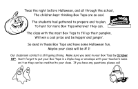 Twas the Night Before Halloween flyer/poem contest