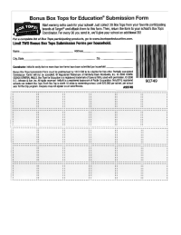 Target 8x11 promo sheet