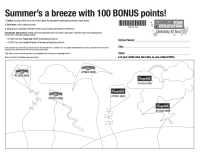 LFE Summer Bonus Sheet 100 pt. Aug. 30, 2013