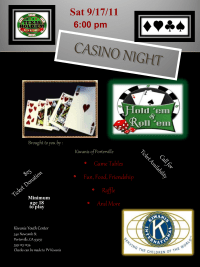 Casino Night Flier