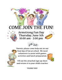 Fun Day/Field Day Flyer