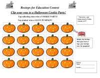 Boxtops Halloween Pumpkin Collection Sheet-20 boxtops