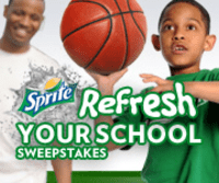 Sprite Refresh Your School Playground Sweepstakes Banner