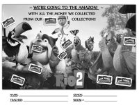 RIO 2 - 10 count collection sheet