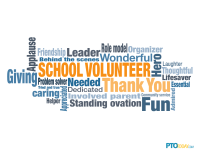 Volunteer Appreciation Word Cloud Poster