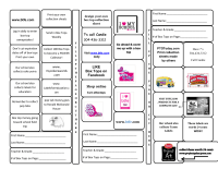 Box Top Get the Message Out Collection Sheet