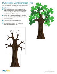 St. Patrick's Day Shamrock Tree